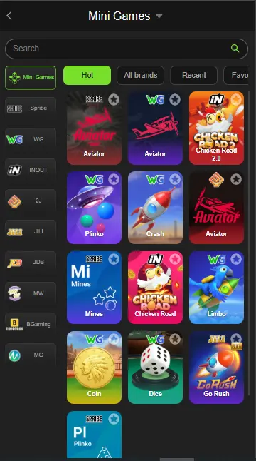 All Games Categories In Y222 Game